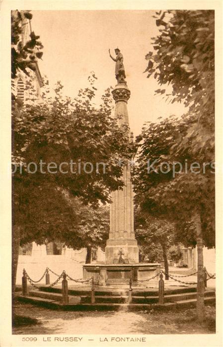 Le Russey Fontaine Statue Collection Le Jura