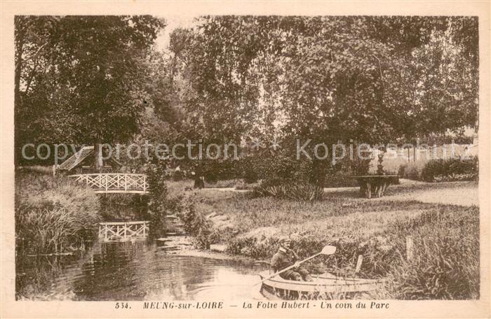 Meung-sur-Loire La Folie Hubert un coin du parc