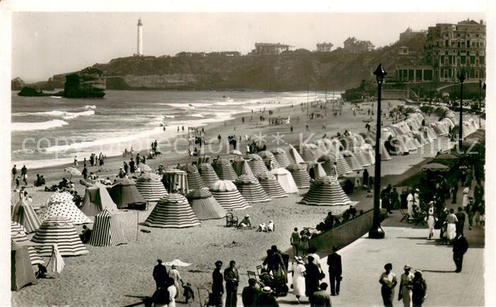 Biarritz Pyrenees Atlantiques La grande plage