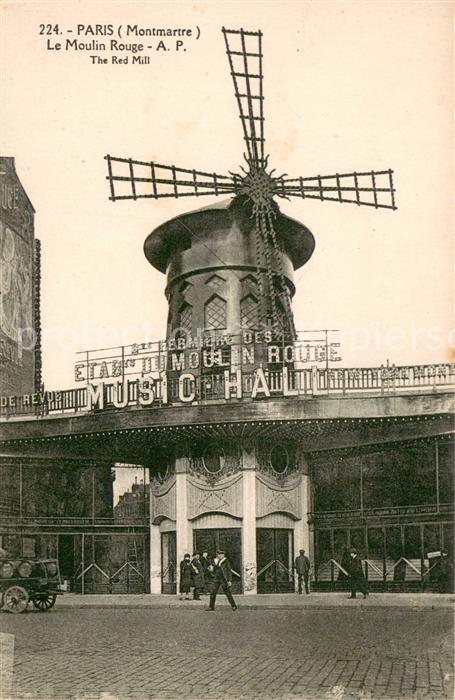 Montmartre Paris Moulin Rouge