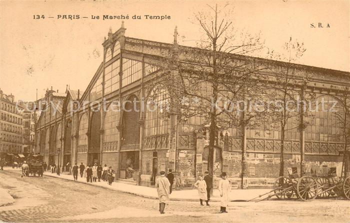 Paris 75 Marché du Temple