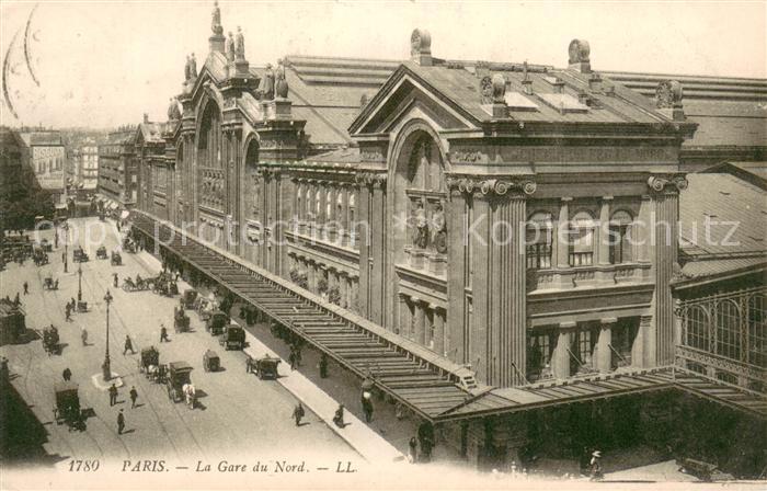 Paris 75 La Gare du Nord Bahnhof