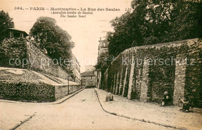 Montmartre Paris Rue des Saules
