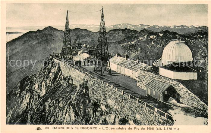 Bagneres-de-Bigorre 65 Observatoire du Pic du Midi Alpes