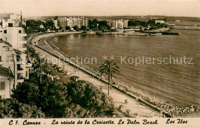 Cannes 06 Pointe de la Croisette et les iles Côte