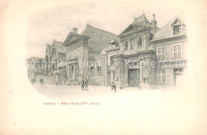 Amiens 80 Hôtel Dieu XVe siècle