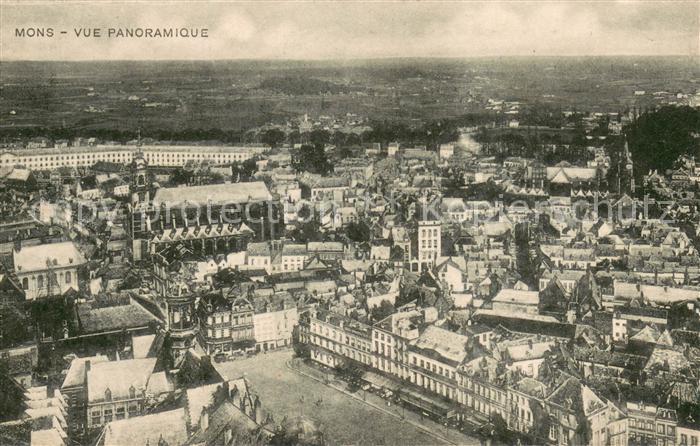 Mons Hainaut Vue panoramique aérienne