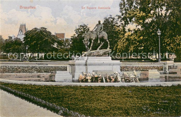 Bruxelles Bruessel Le Square Ambiorix Monument
