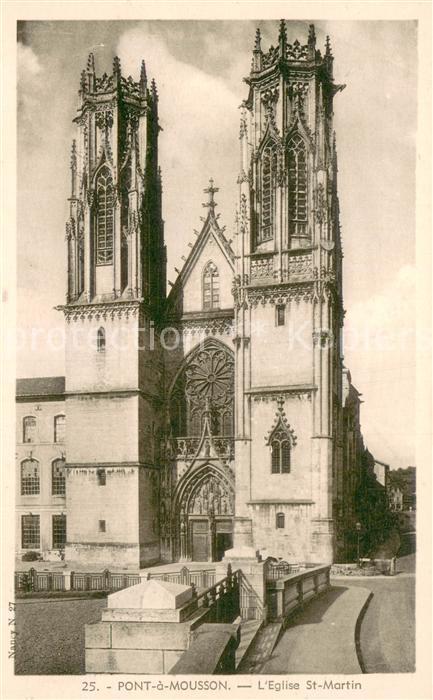 Pont-a-Mousson Eglise Saint Martin Kirche
