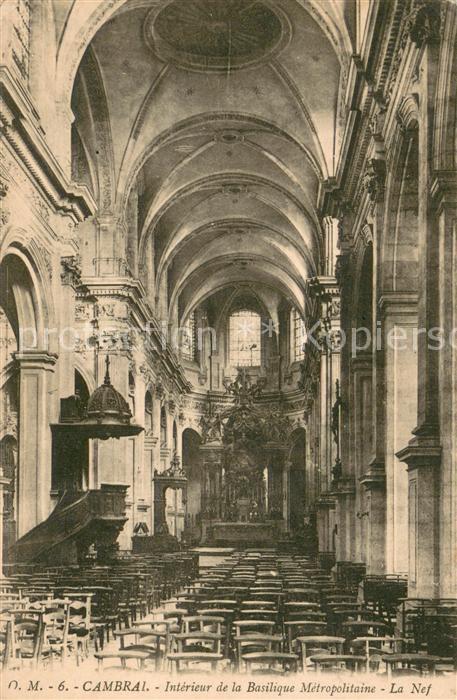 Cambrai 59 Intérieur de la Basilique Metropolitain