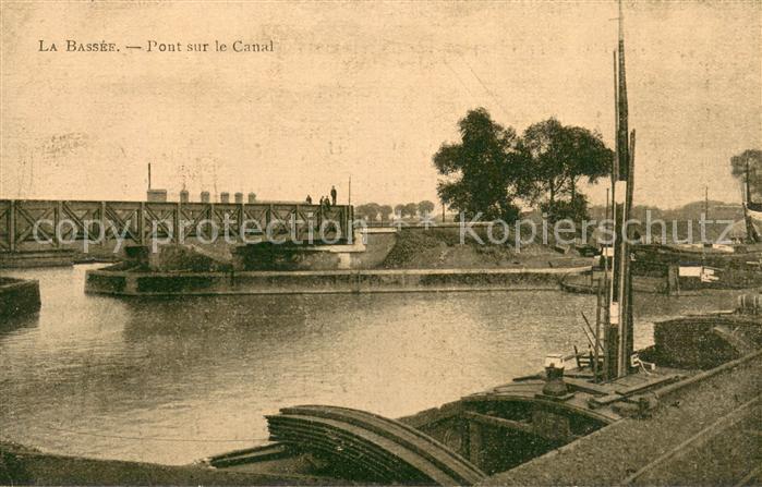 La Bassee 59 Pont sur le canal