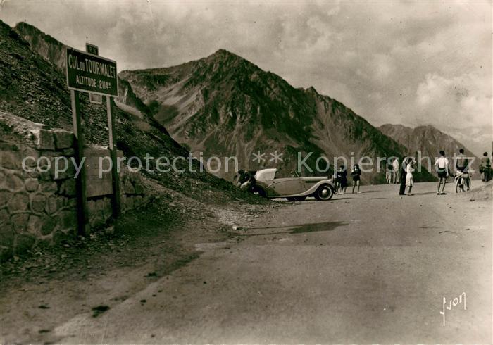 Col du Tourmalet La tranchée du col