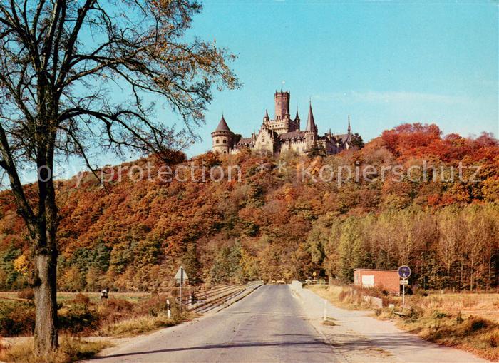 Marienburg Hildesheim Blick zur Burg Herbststimmung