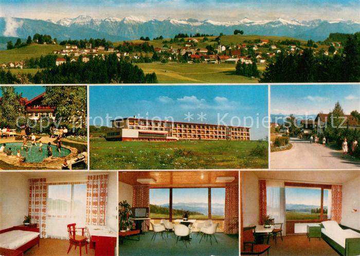 Scheidegg Allgaeu Kursanatorium Sonnenalm Alpenpanorama