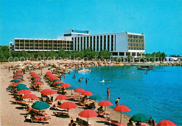 Rhodes Rhodos Greece Eden Rock Hotel Strand