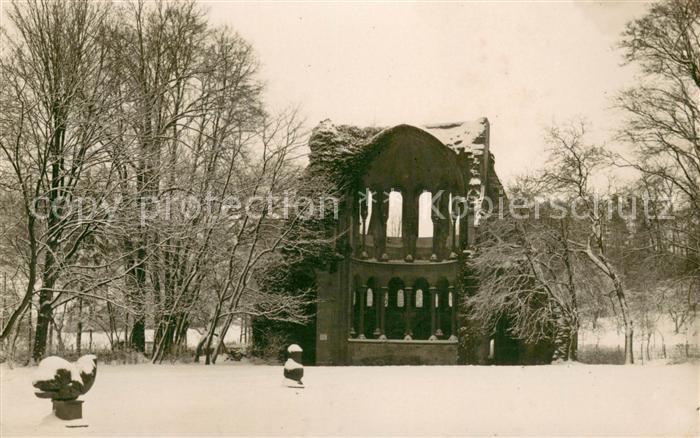 Oberdollendorf Kloster Heisterbach Ruine im Winter