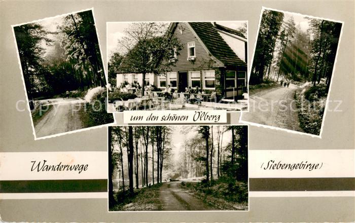 Koenigswinter Wanderwege um den oelberg im Siebengebirge Berggaststaette