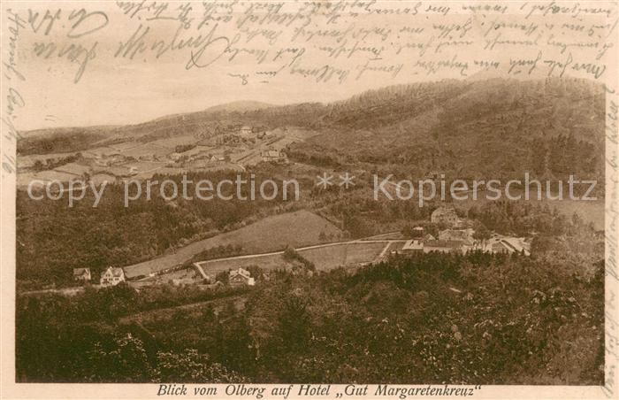 Koenigswinter Panorama Blick vom oelberg auf Hotel Gut Margarethenkreuz Siebenge