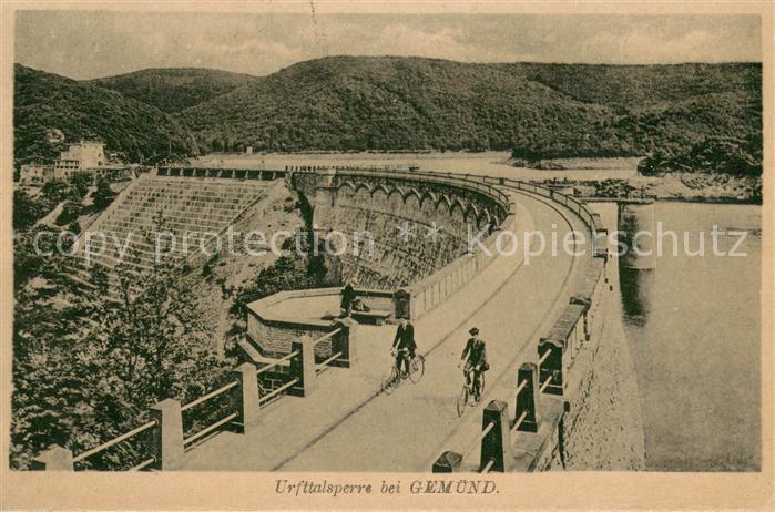 Gemuend Eifel Urfttalsperre Sperrmauer