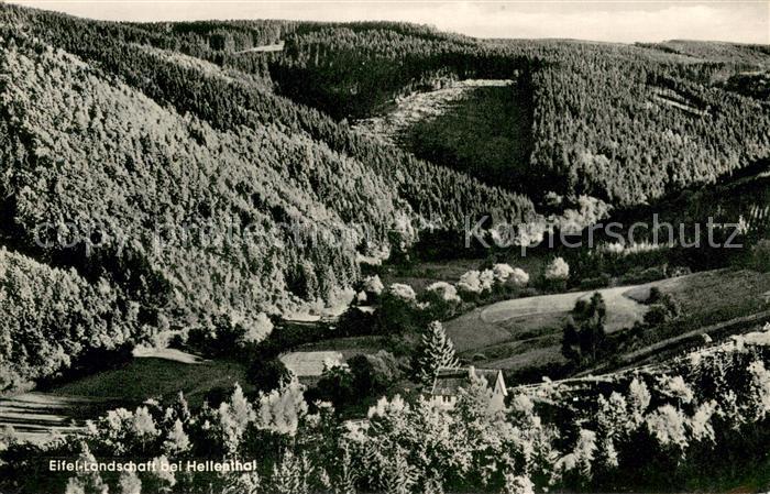 Hellenthal Eifel Landschaftspanorama Naturpark Eifel