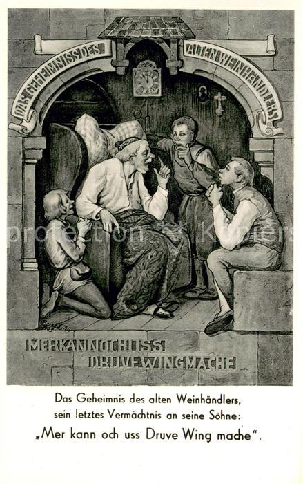 Bad Godesberg Das Geheimnis des alten Weinhaendlers Kuenstlerkarte