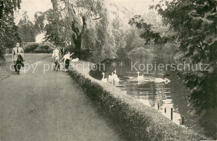 Bad Hamm Nordring Parkanlagen Schwanenteich