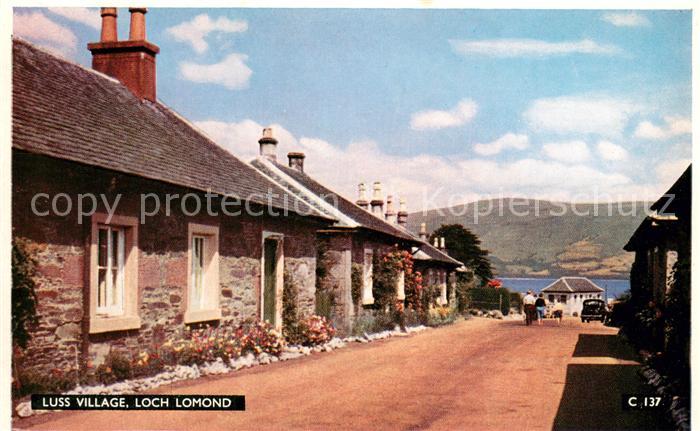 Loch Lomond Scotland Luss Village