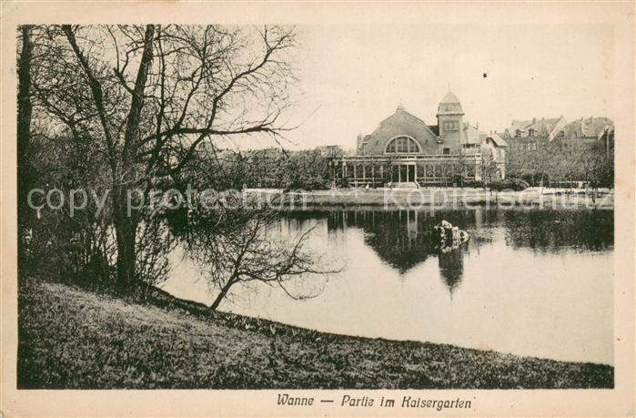 Wanne Herne Partie im Kaisergarten