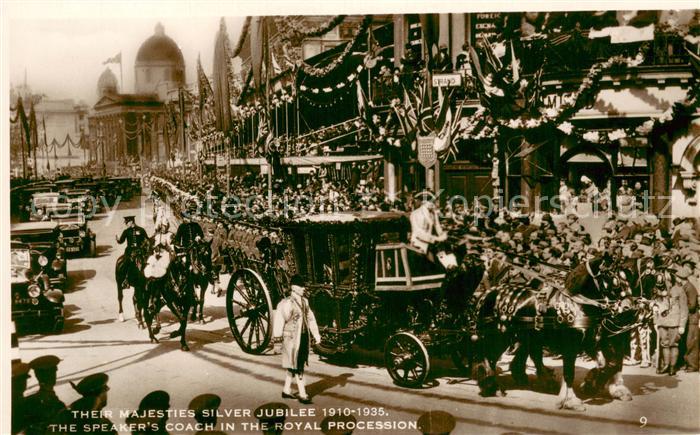 London Majesties Silver Jubilee 1910-1935 Royal Procession