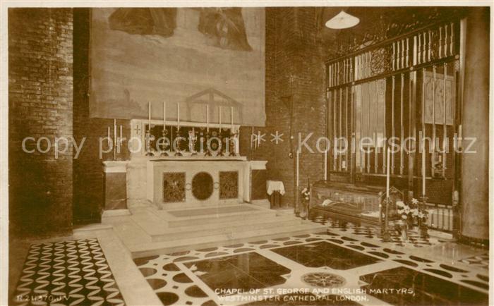 London Chapel of St. Georgeand English Martyrs Westminster Cathedral Valentine's