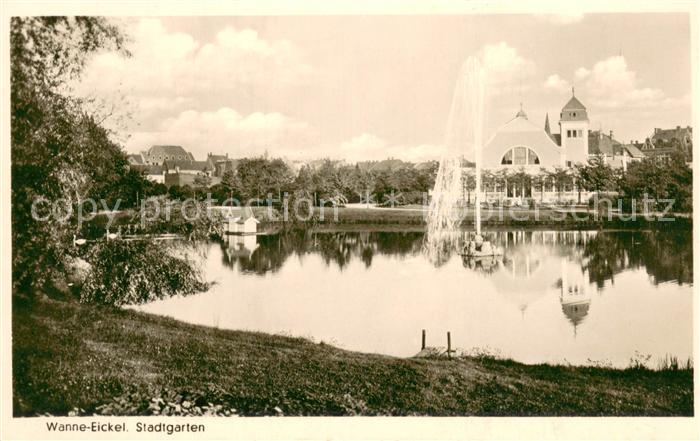 Wanne-Eickel Stadtgarten Teich Restauration