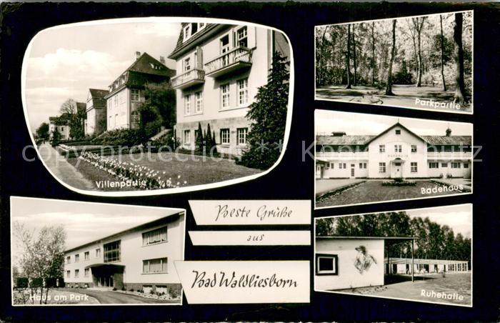 Bad Waldliesborn Villen Kurpark Badehaus Haus am Park Ruhehalle