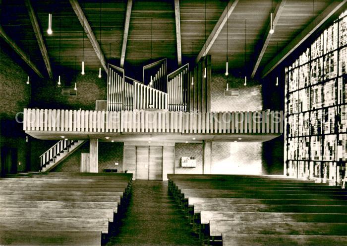 Herne Westfalen Ev. Dreifaltigkeitskirche Innenansicht