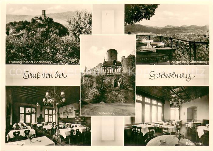 Bad Godesberg Burgrestaurant Godesburg Fernsicht