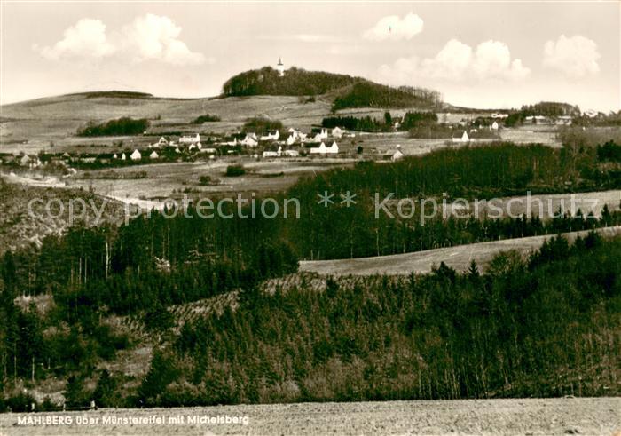 Mahlberg Bad Muenstereifel Panorama mit Blick zum Michelsberg