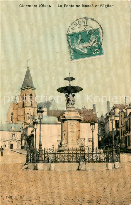 Clermont Oise Fontaine Massé et l'Eglise