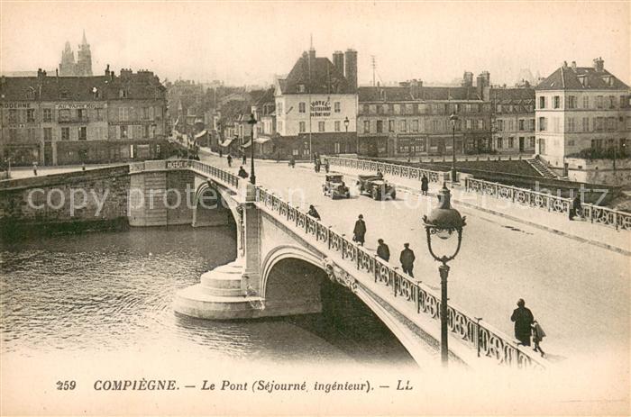 Compiegne 60 Le pont sur l'Oise