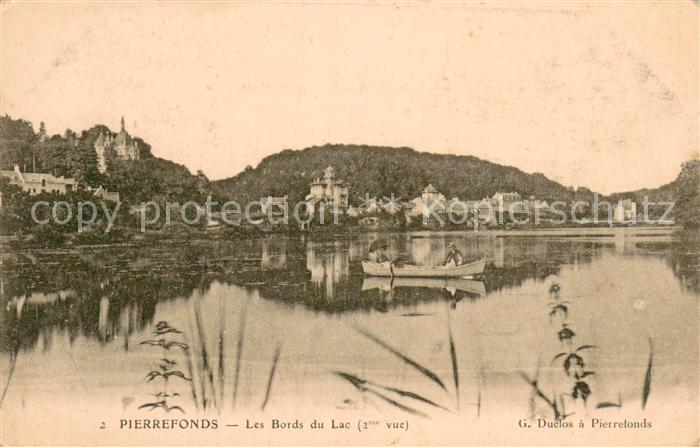 Pierrefonds Oise Les bords du lac
