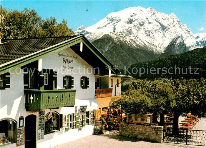 Ramsau Berchtesgaden Berggasthof Pension Zipfhaeusl Sahnegletscher Berchtesgaden