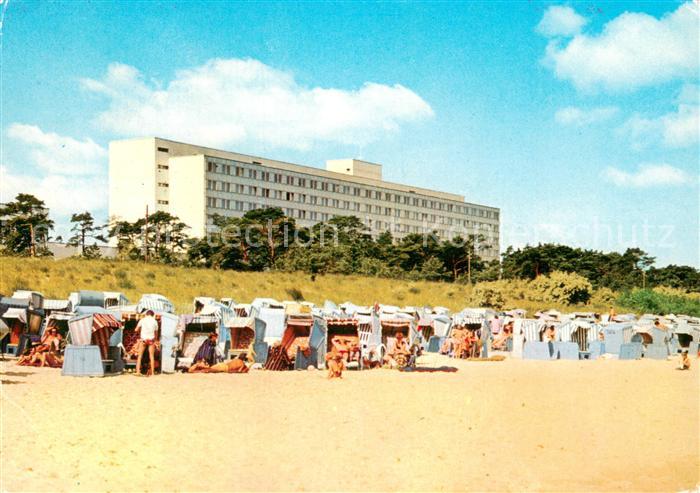 Zinnowitz Ostseebad FDGB Feriendienst IG Wismut Ferienheim Roter Oktober Strand