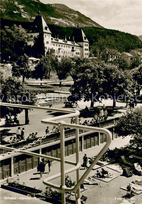 Millstatt Millstaettersee Hotel Promenade Strand