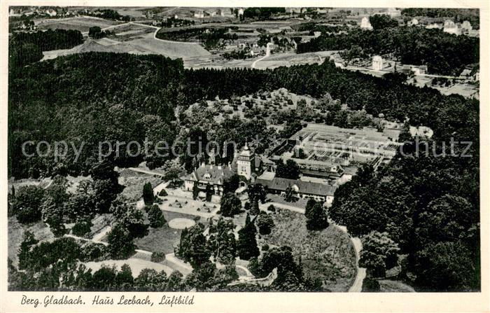 Bergisch Gladbach Fliegeraufnahme Haus Lerbach