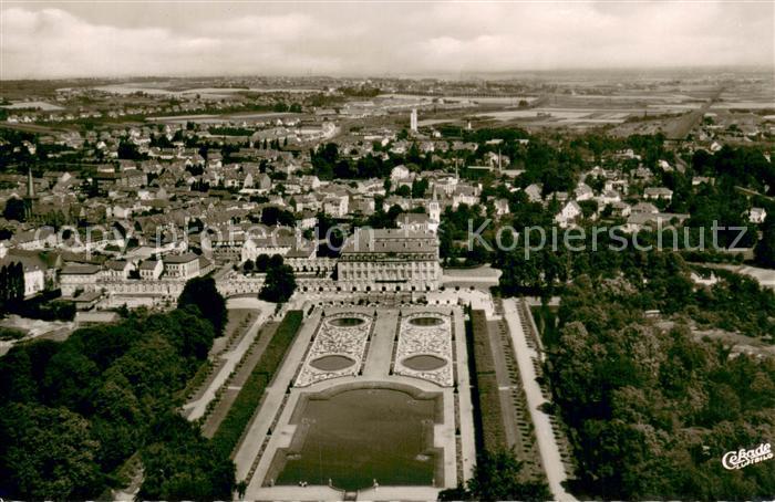 Bruehl Rheinland Fliegeraufnahme Schloss