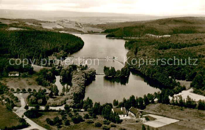 Kirchheim Euskirchen Fliegeraufnahme Steinbachtalsperre