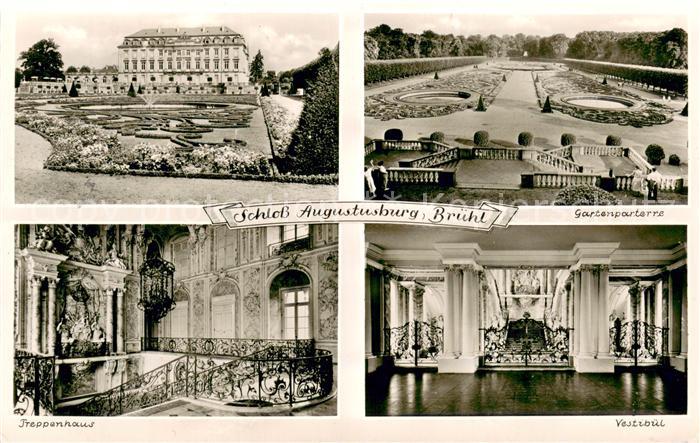 Bruehl Rheinland Schloss Augustusburg Treppenhaus Gartenparterre Vestib?l