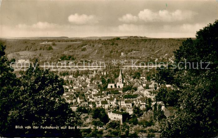 Bad Honnef Blick von der Fuchshardt