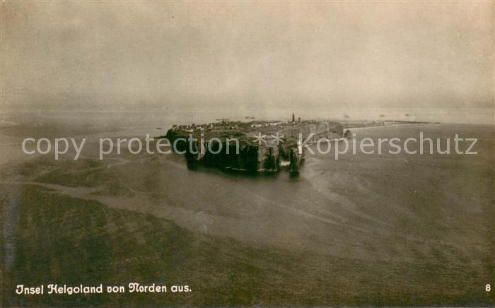 HELGOLAND Insel Schleswig-Holstein Fliegeraufnahme Blick von Norden