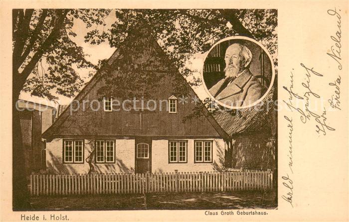 Heide Holstein Claus Groth Geburtshaus