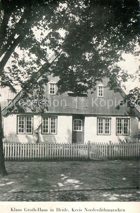 Heide Holstein Klaus Groth-Haus Kreis Norderdithmarschen
