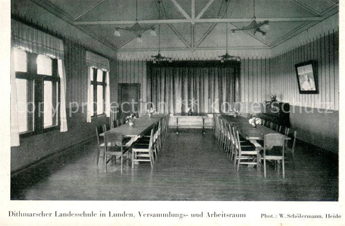 Lunden Holstein Dithmarscher Landesschule Versammlungs- und Arbeitsraum Photo W.